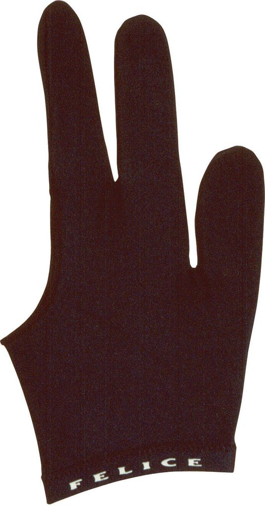 Felice Billardhandschuh, für Rechts- und Linkshänder, Farbe:schwarz