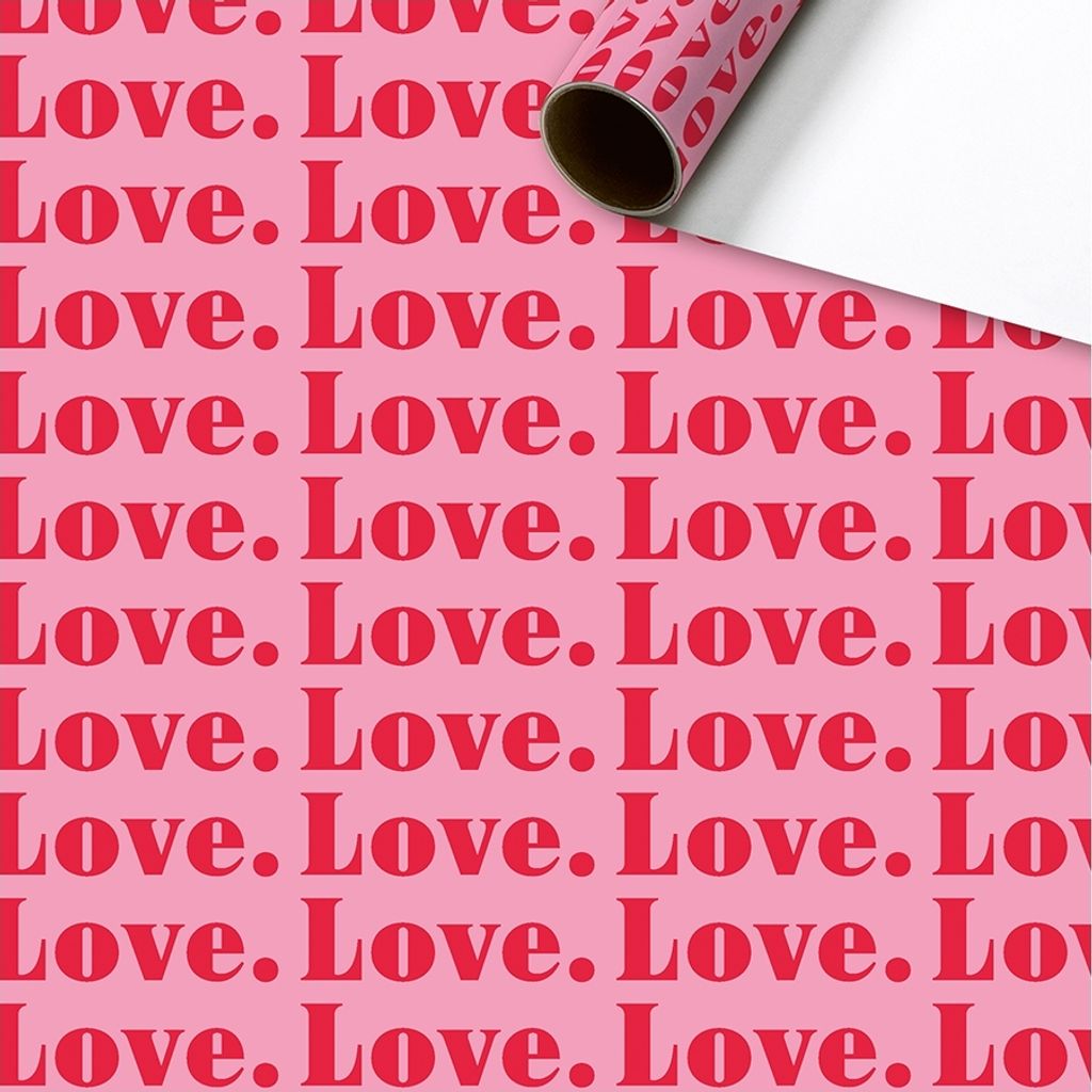 Baliaci papier ružový LOVE Obrázok produktu 