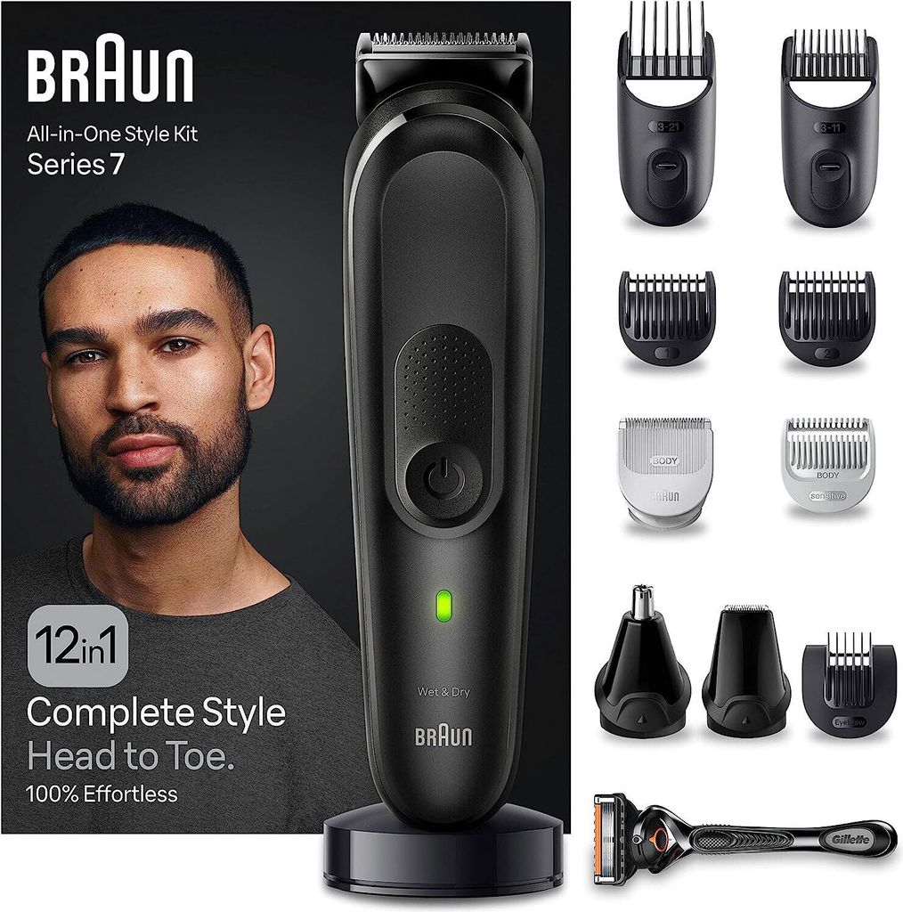 Braun MGK7460 Multigroomer Trymer do brody Maszynka do Zdjęcie produktu 1