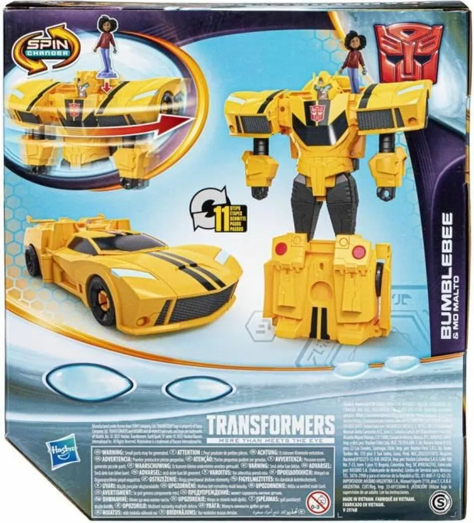 Robot Transformers Bumblebee Earthspark : Transformation Facile et Rapide - 2