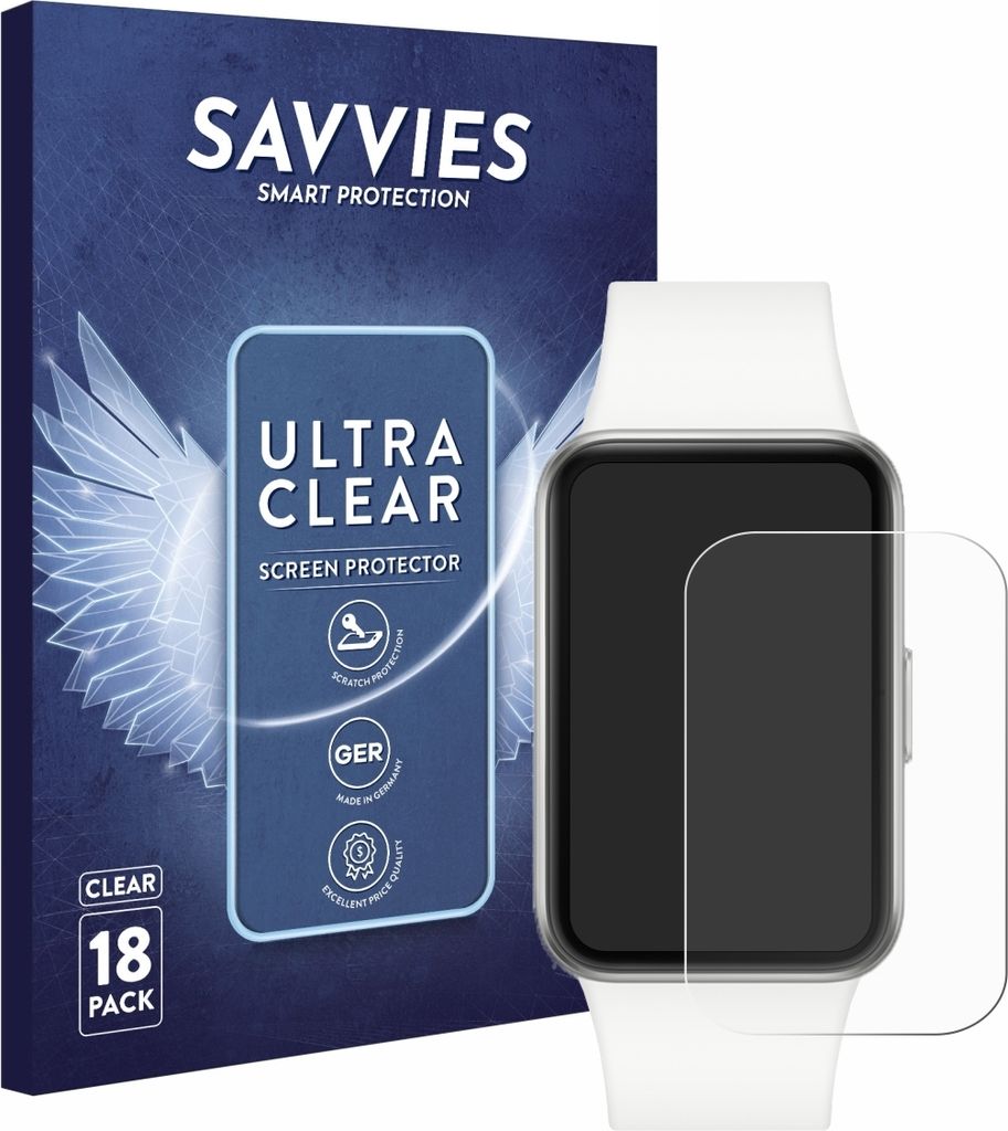 18x Für Samsung Galaxy Fit3 Schutzfolie Savvies Produktbild 