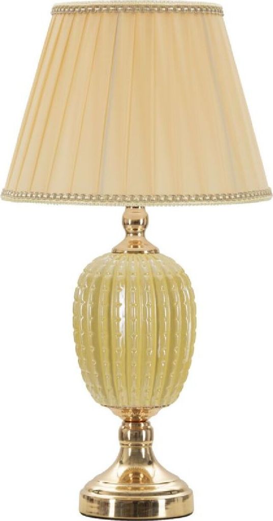Mauro Ferretti Tischleuchte Lot E27 Ø 30x55 cm gold creme