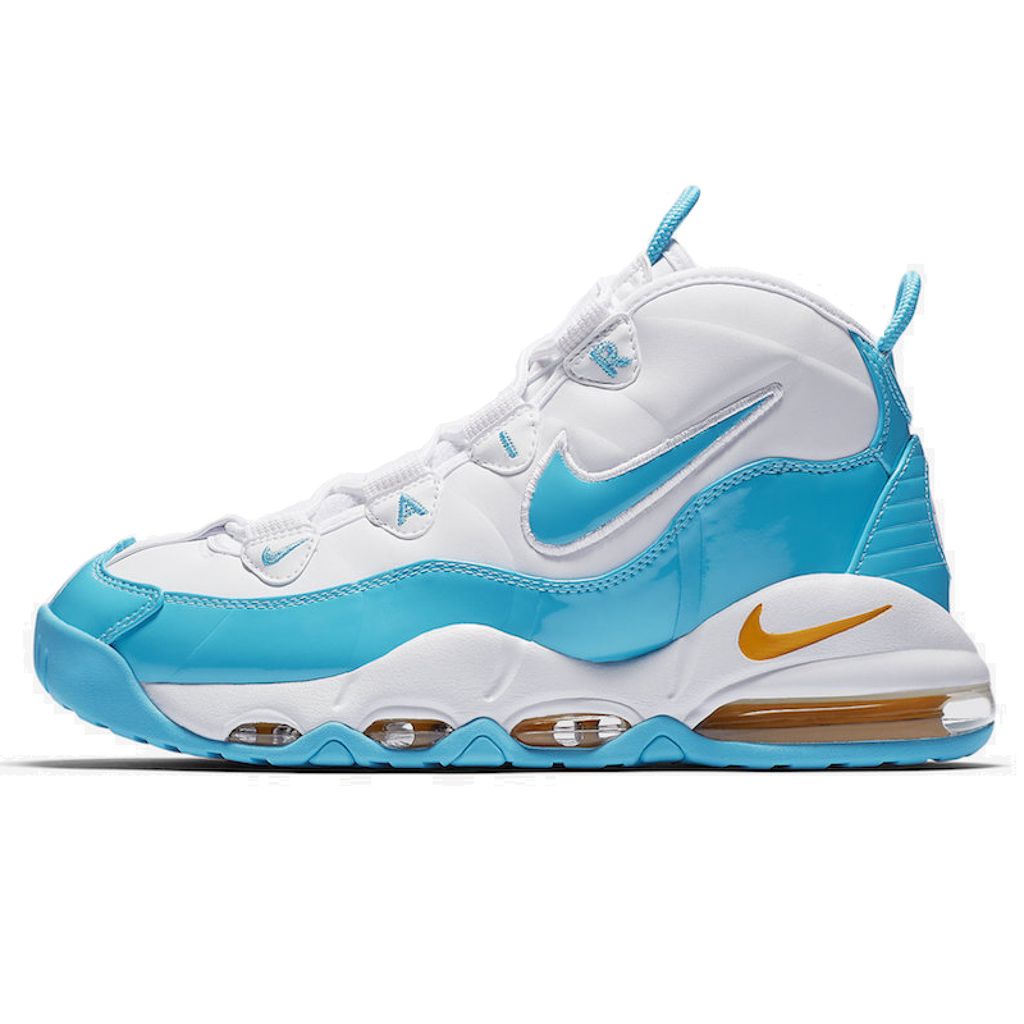 Nike Air Max Uptempo 95 Indoor Basketball Sneaker Schuhe weiss/blau CK0892-100 RARITÄT, Schuhgröße:42 EU
