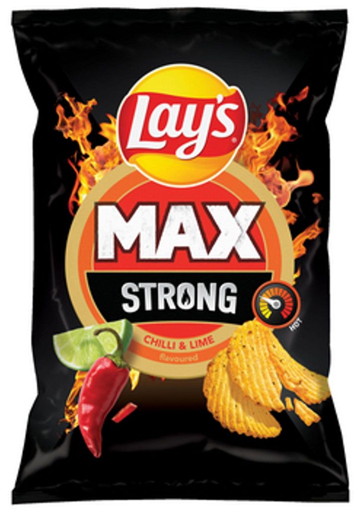 Lay's Chips de pomme de terre ondulées Chili et citron vert Image du produit 