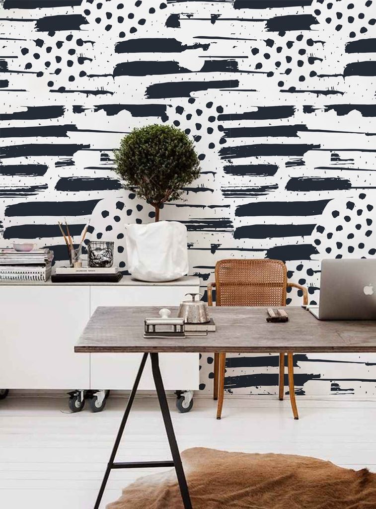 Coloray Fototapete 360x250 cm Latextapete Magicstick - Utensilien-Abstract-Wiederholung