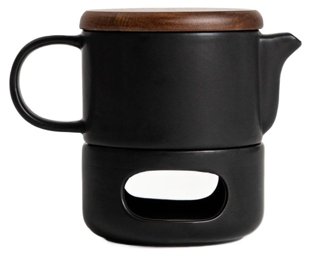 HOMLA TALOSA-Teeservice, schwarz, 2-teilig Produktbild 