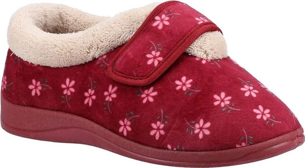 Fleet & Foster - Damen Hausschuhe "Tunnis" FS10283 (38 EU) (Beerenrot)
