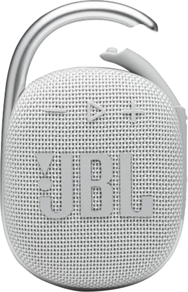 JBL Clip 4 Lautsprecher, weiß, wasserdicht IP67, 10 Stunden Produktbild 