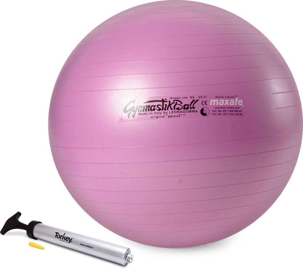 Original Pezzi Gymnastikball MAXAFE m. Pezzi Pumpe - violett
