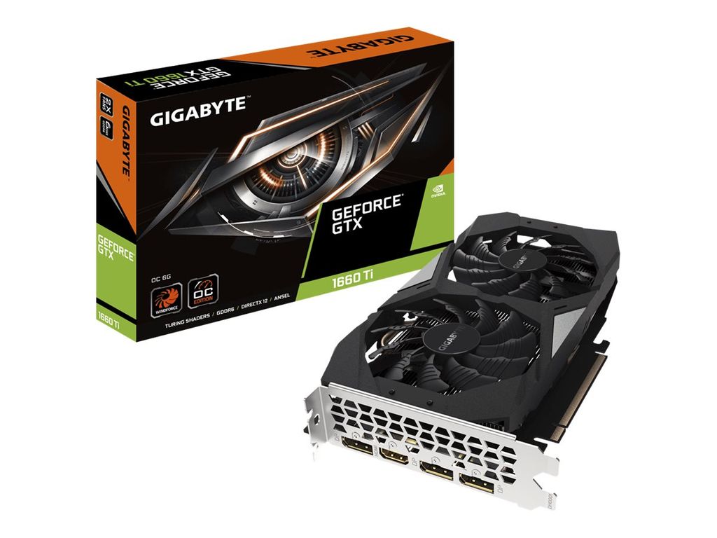 Gigabyte GV-N166TOC-6GD Grafikkarte NVIDIA GeForce GTX 1660 Ti 6 GB GDDR6