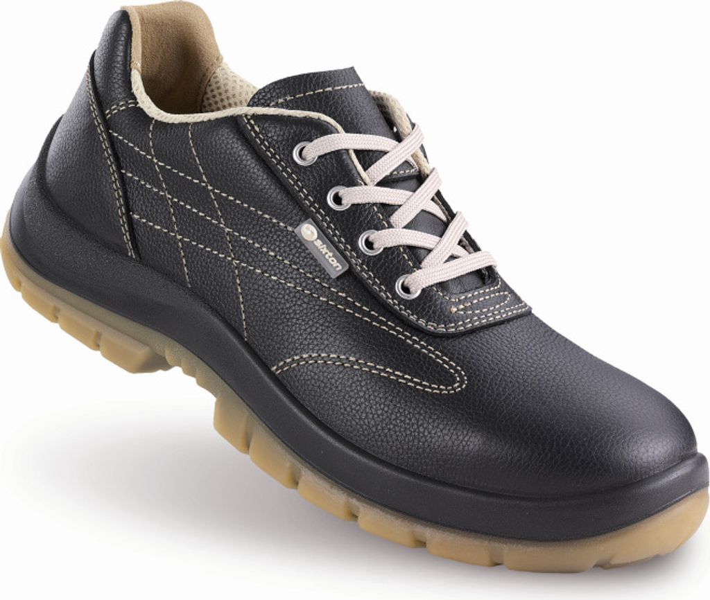 Sixton Sicherheits-Halbschuh CAPRI S3 ESD nach EN 20345:2011 Farbe: schwarz schwarz Größe 47