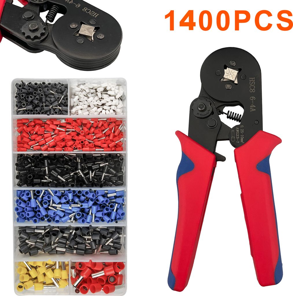 Crimpzangen Set Mit 1400 teiliges 0,25-10mm² Produktbild