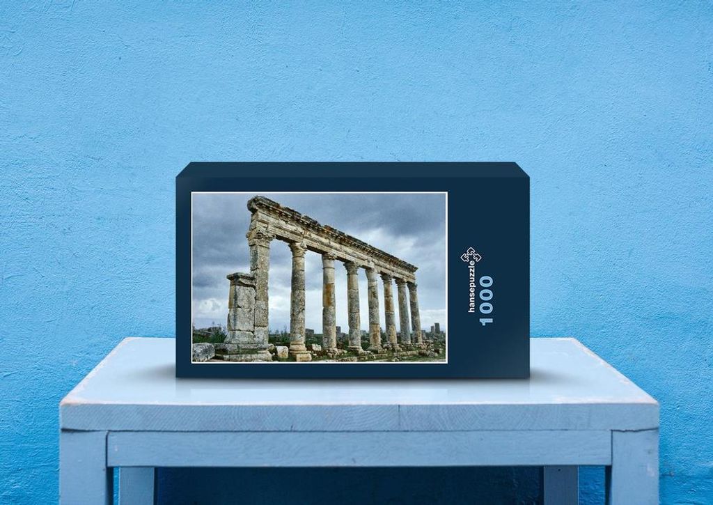 hansepuzzle 69257 - Ruine Puzzle, 1000 Teile, Hintergründe, 60,0 x 46,0cm mit hochwertiger Aufbewahrung, Kartonbox und wiederverschließbarem Beutel