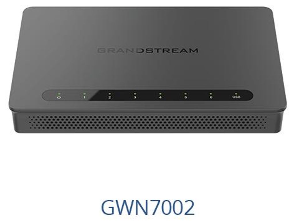 Grandstream GWN7002 Multi-WAN-Gigabit-VPN-Router mit integrierten Firewalls