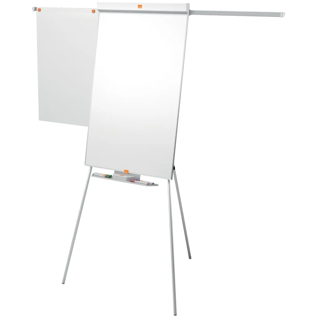 Nobo Flipchart Shark Tableau de Conférence Réglable Argent et Bleu - 6