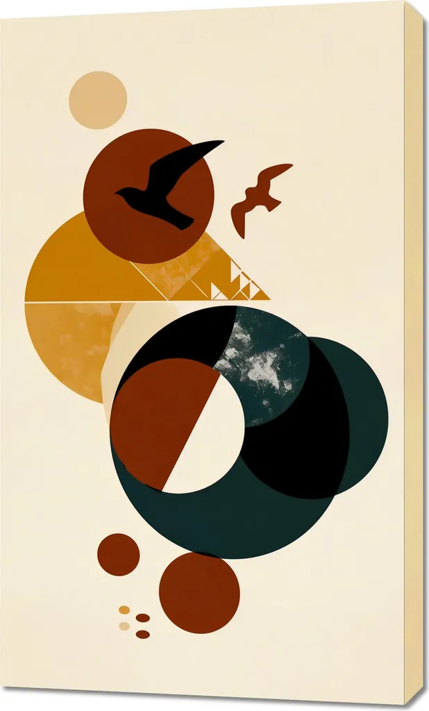 Tableau mural Migrations cosmiques 60x100 cm - Affiche d'art galaxie