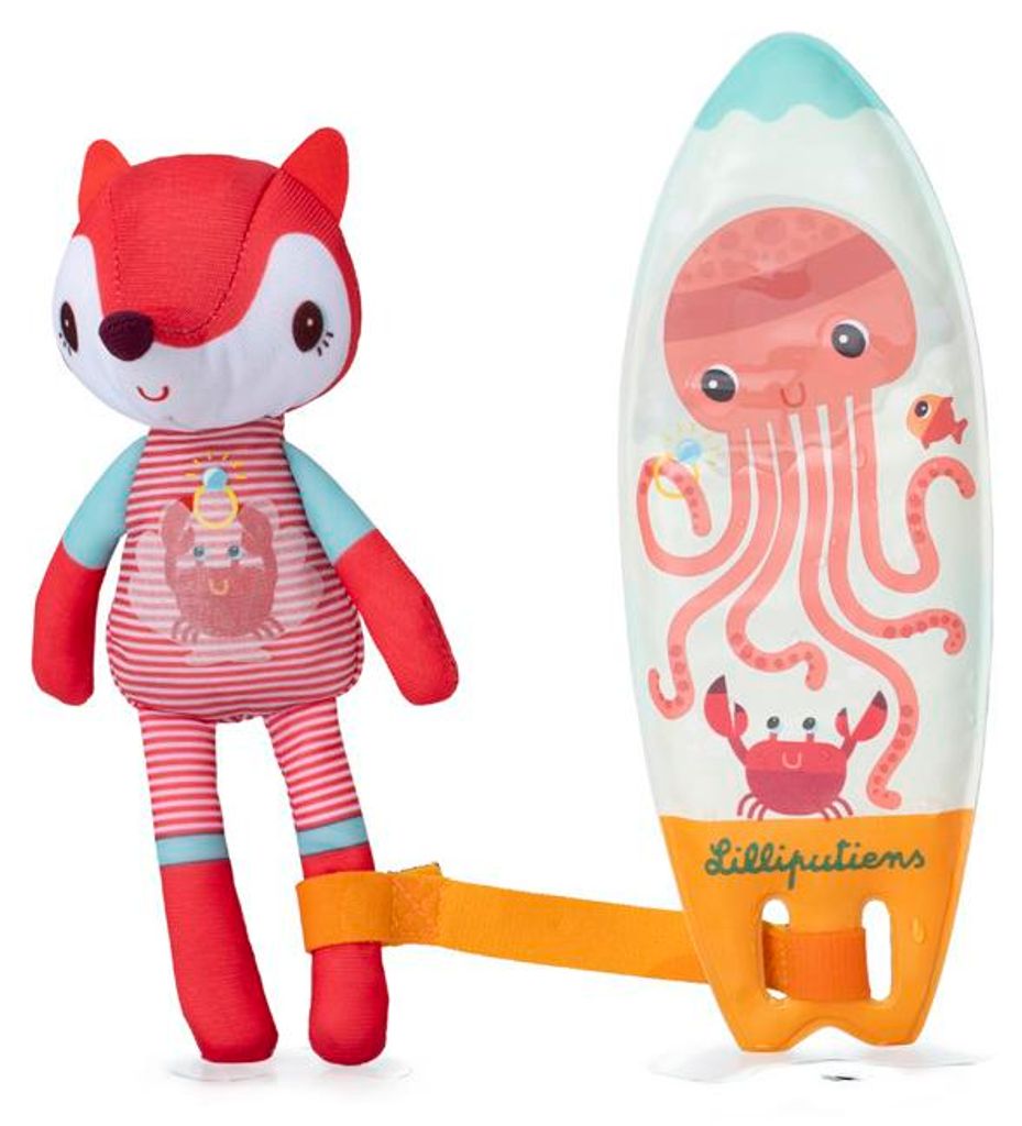 Lilliputiens Badespielzeug Magische Surfer Alice - Farbwechsel Effekt