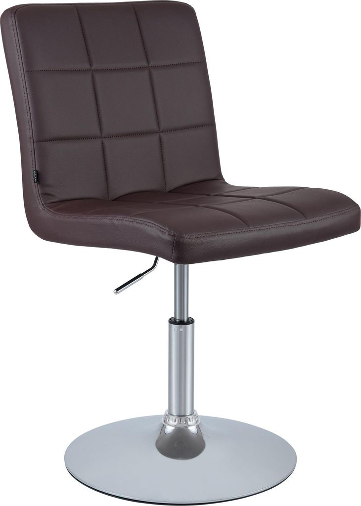 CLP Esszimmerstuhl Ricky Kunstlederbezug höhenverstellbar 360° drehbar Farbe braun