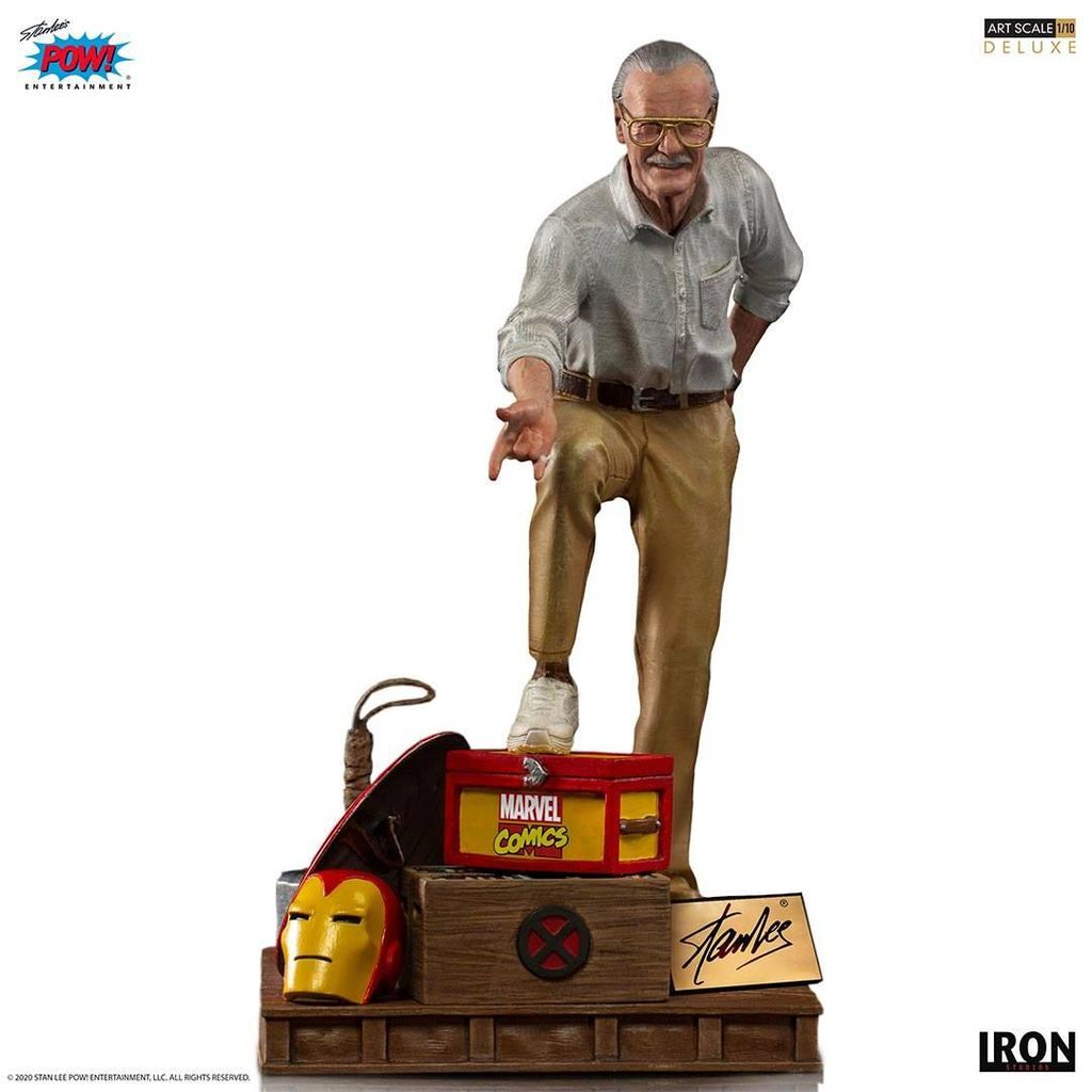 Statua in resina in scala artistica Marvel Deluxe 1/10 Stan Immagine del prodotto 