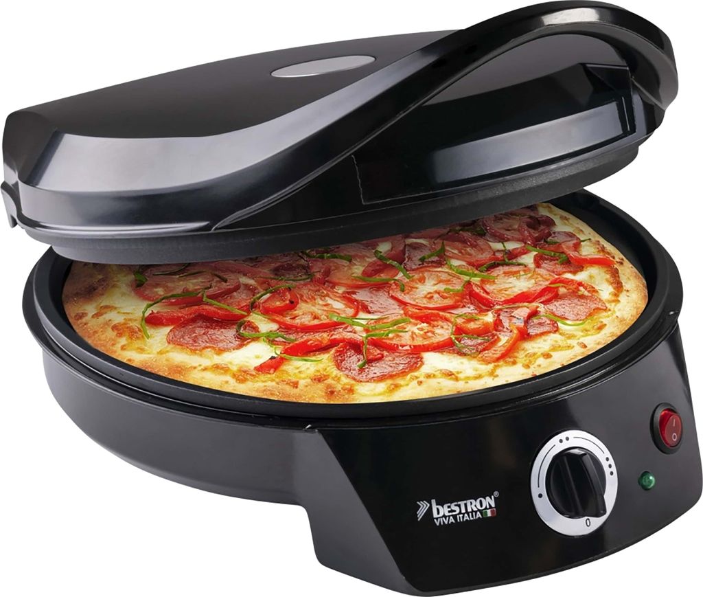 BESTRON Elektrischer Pizzaofen, APZ400Z, Pizza Maker, Produktbild 