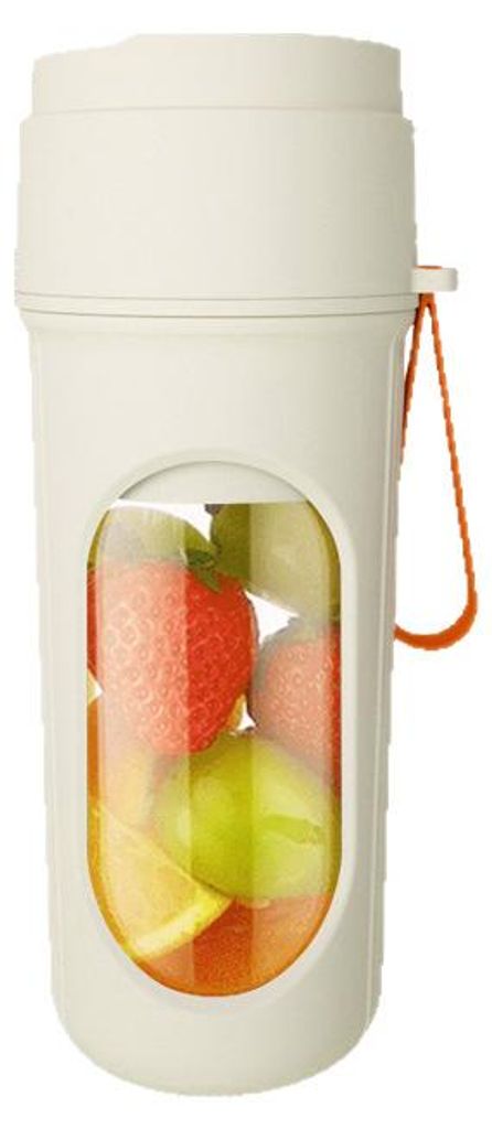 Tragbarer Smoothie-Mixer für Shakes, Früchte & Eis, USB-C Mini Blender ideal für Fitness, Reisen & Büro, Orange