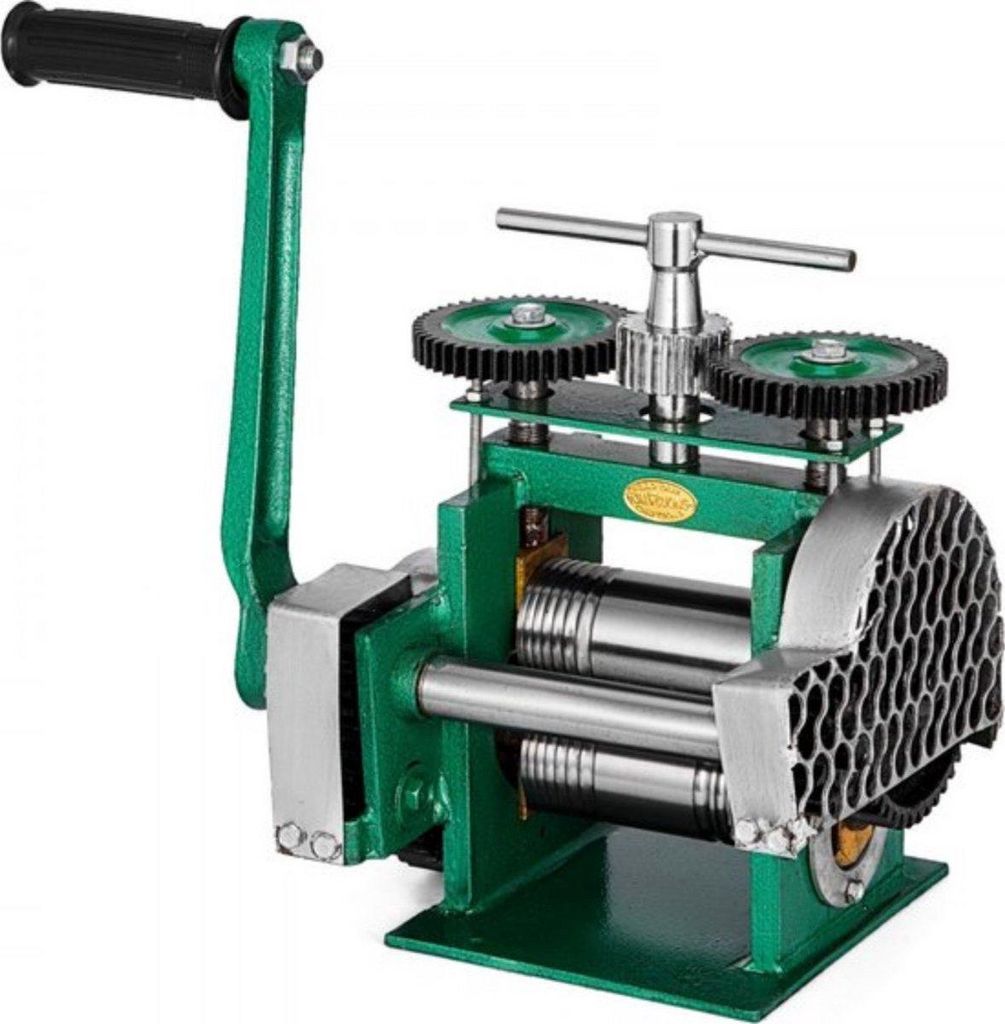 Manuelle Kombi-Handwalzmaschine 120mm – Metallwalzwerk mit Produktbild 