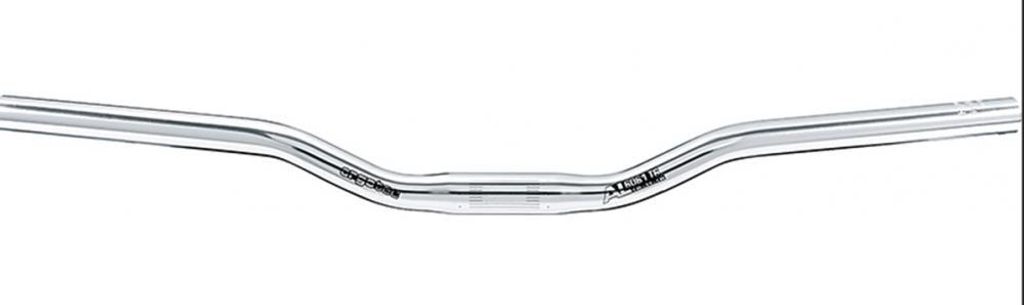 Ergotec Bügel RISER/ 25,4, 10°, Ø = 25,4mm, Aluminium, silber, SL 2