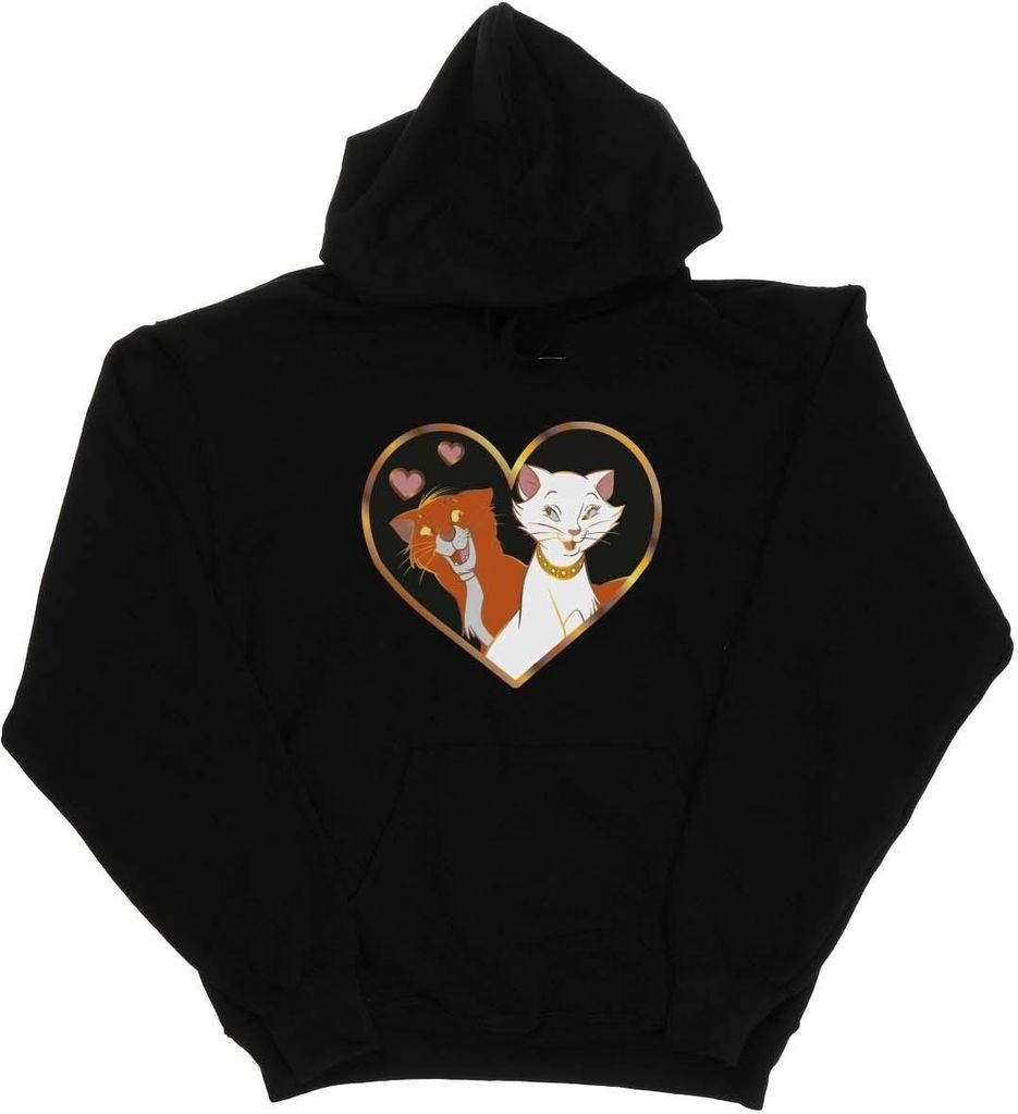 Disney - "The Aristocats" Kapuzenpullover für Damen BI5693 (XL) (Schwarz)