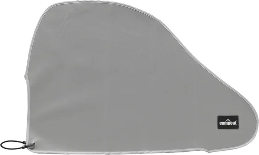 Deichselhaube grau wetterfeste Schutzhülle für Anhänger & Wohnwagen Deichselschutzhaube Schnur & Haken zur Befestigung