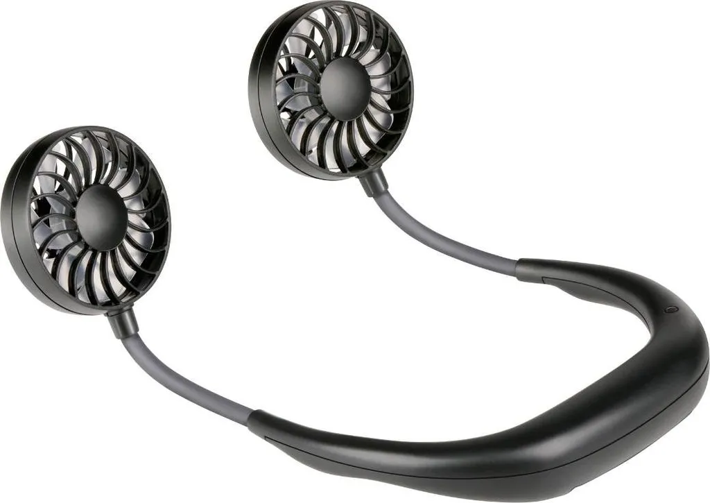 Ventilateur de nuque orientable à 360° avec batterie rechargeable