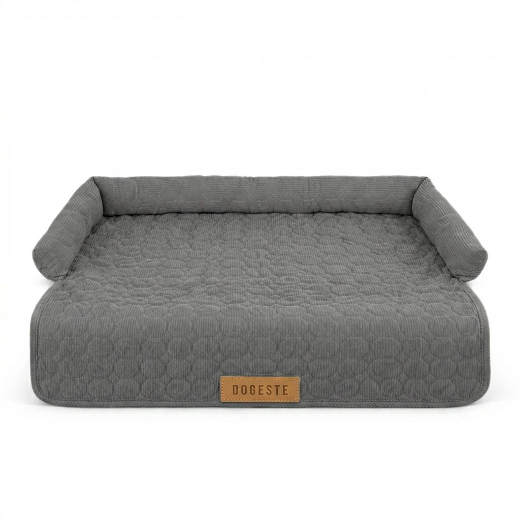 Hundebett für Sofa 70x75 cm Dogeste SONA S mit Rand, Sofaschutz und Hundematte für Couch