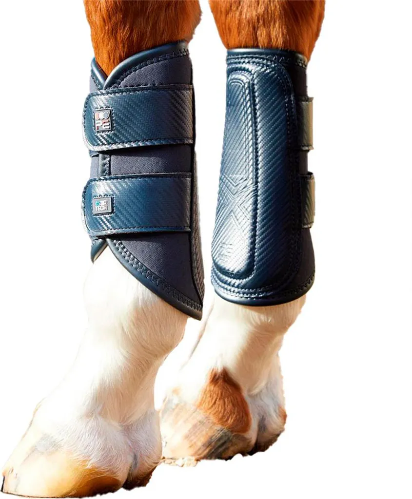 Guêtres Carbon Air-tech Double Locking Premier Equine Respirantes S