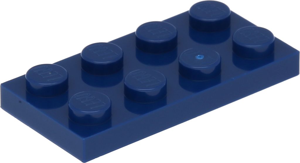 Lego 50 Stück 3020 Platten Plates 2x4 Part Basic 50 Dunkelblau