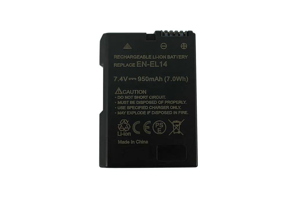 Batteria PowerSmart 950mAh per NIKON DSLR D3100, DSLR D3200, DSLR D5100, DSLR D5200, DSLR D5300 - 3