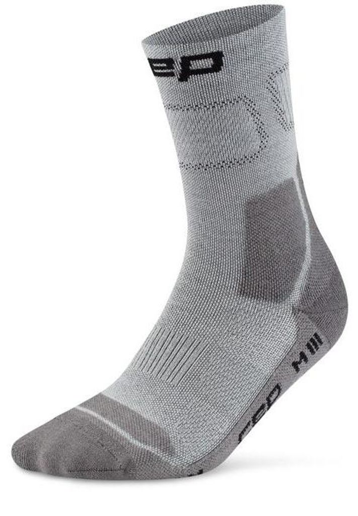 cep CEP Herren Light Cushion Mid Cut Wandersocken grey/dark grey III