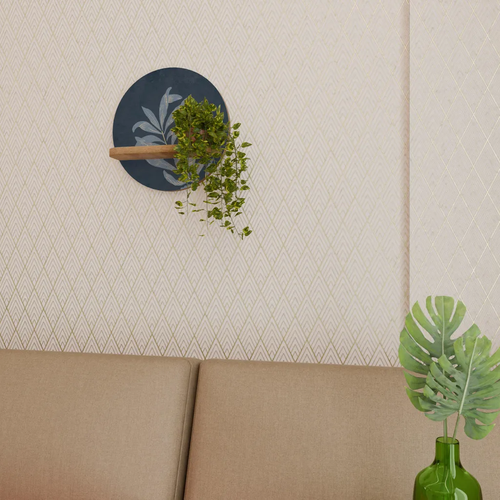Petite étagère ronde SHADOW BRANCH pour optimiser l'espace mural vide