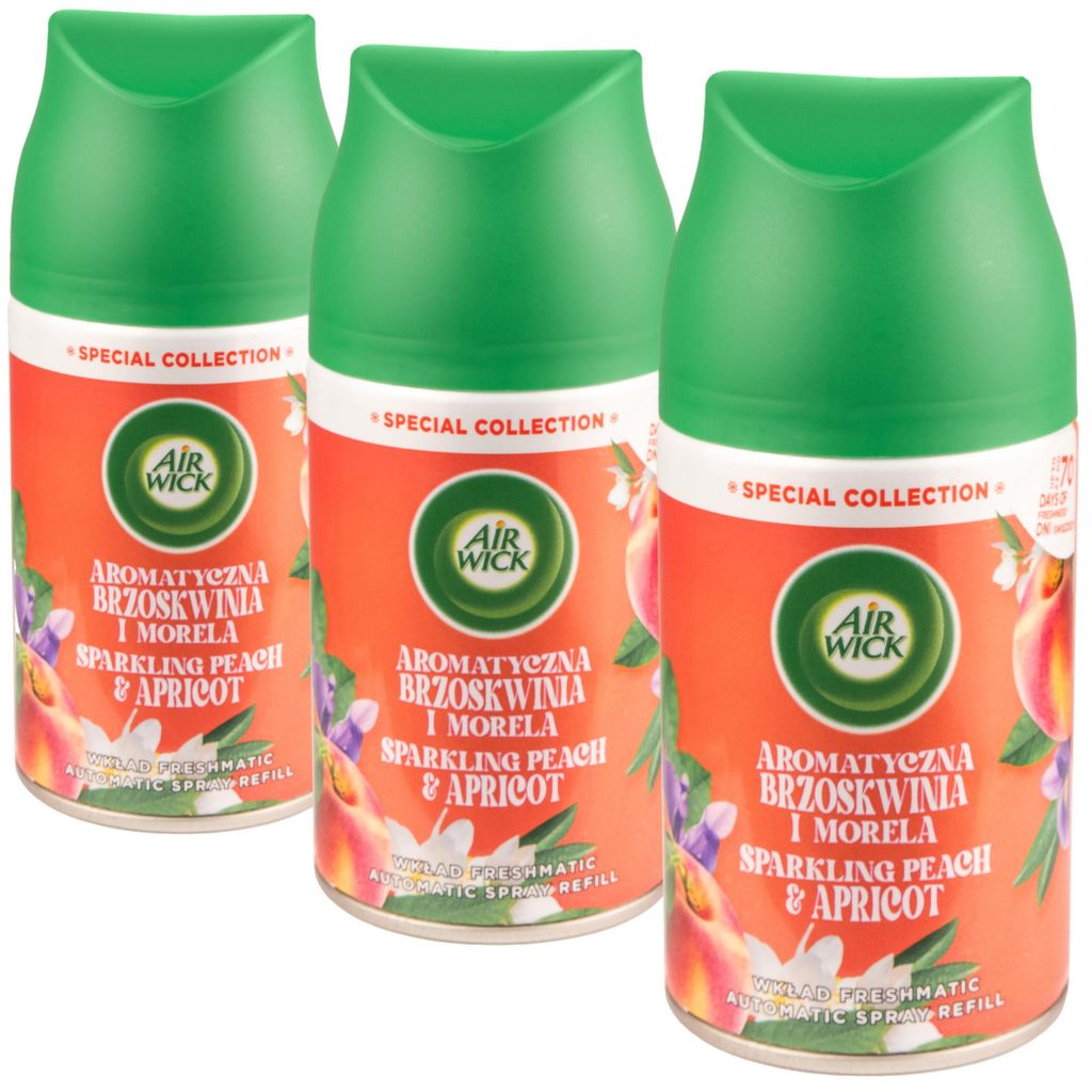 3x Air Wick Freshmatic Peach-Morel náplň 250ml | Vůně s Obrázek produktu 1