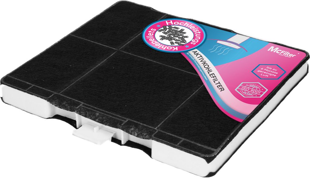 DL-pro Activated carbon filter 455 x 190 mm for Neff Bosch Siemens