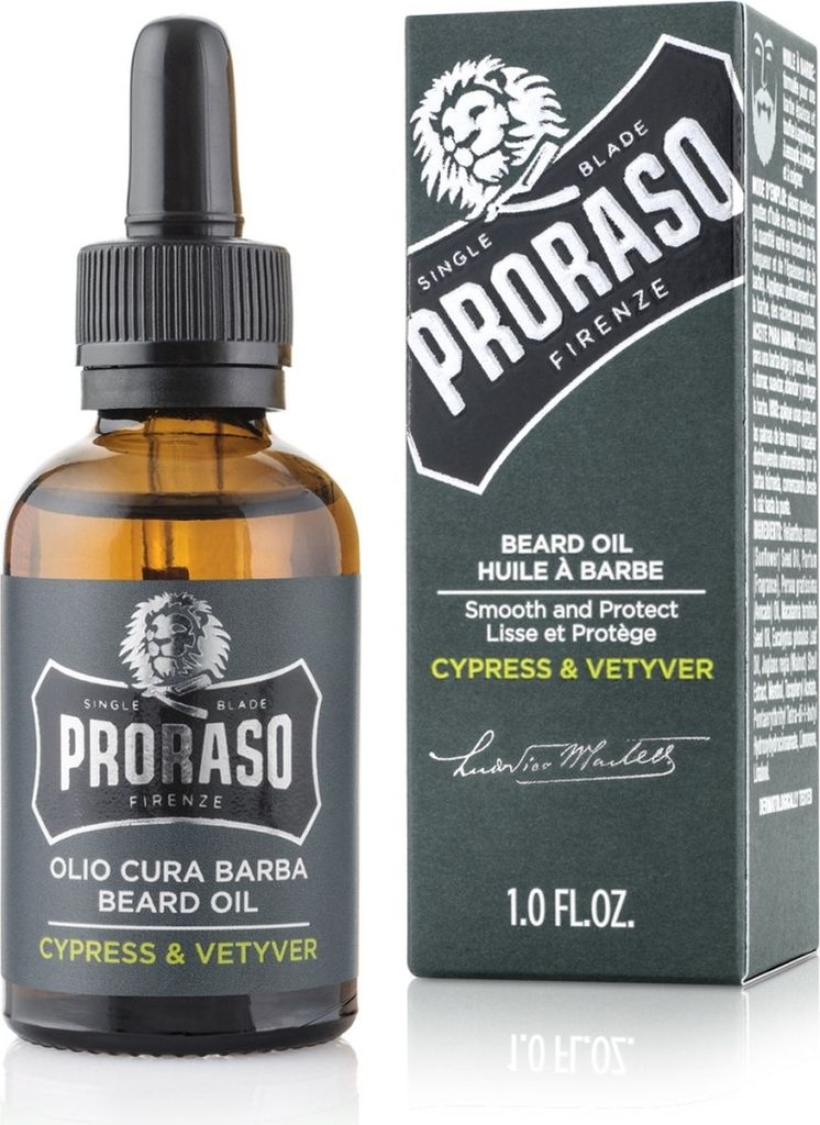 Proraso Cypress And Vetiver Beard Oil Haaröl Bartöl 30 ml Produktbild 