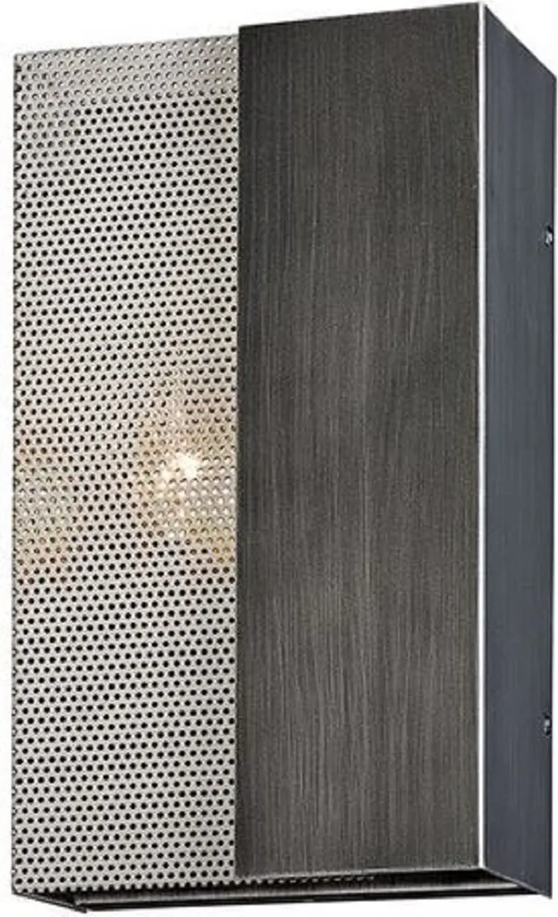 Luminaire mural pour couloir et salon - Applique Luxe Graphite / Argent