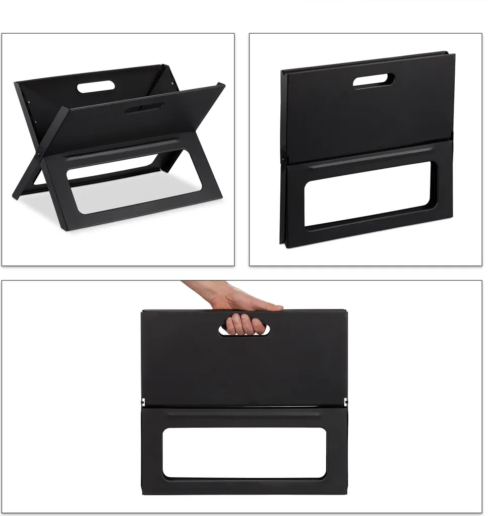 Barbecue d'appoint pliant facile à transporter pour petits espaces
