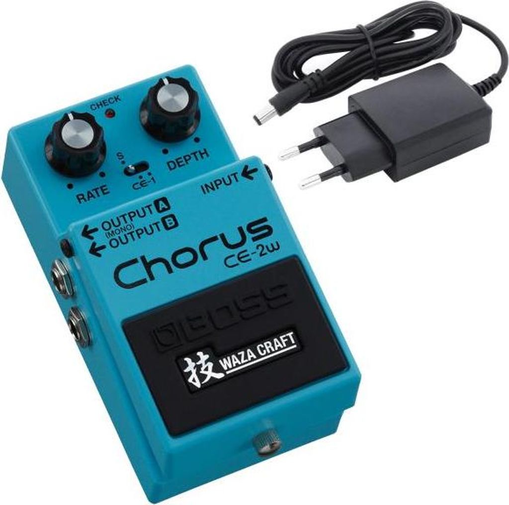 Boss CE-2W Waza Craft Chorus Pedal z jednostką zasilającą Zdjęcie produktu 