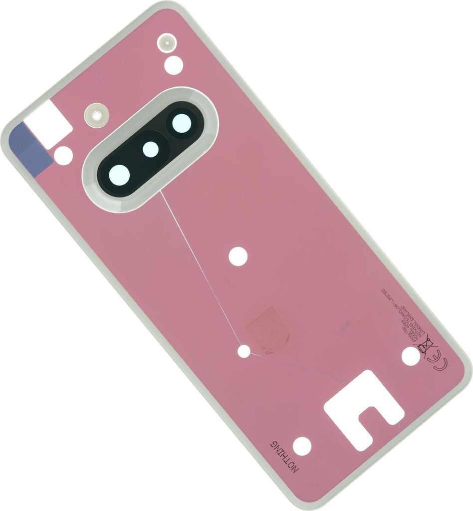 Gehäuse Rückseite für Nothing Phone 3a Backcover Akkudeckel hinten Kameraglas Abdeckung, Weiß