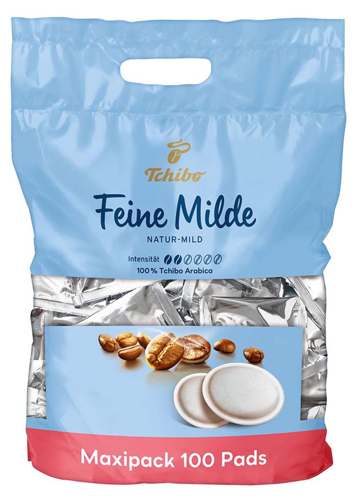 Tchibo Kaffeepads Vorratspack Maxipack, Feine Milde, 100 Produktbild 