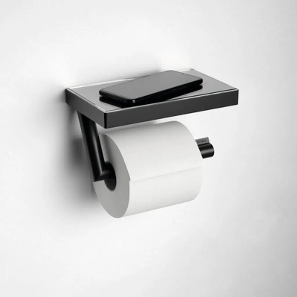 Support papier toilette mural REVA avec tablette de pose orientable - 6