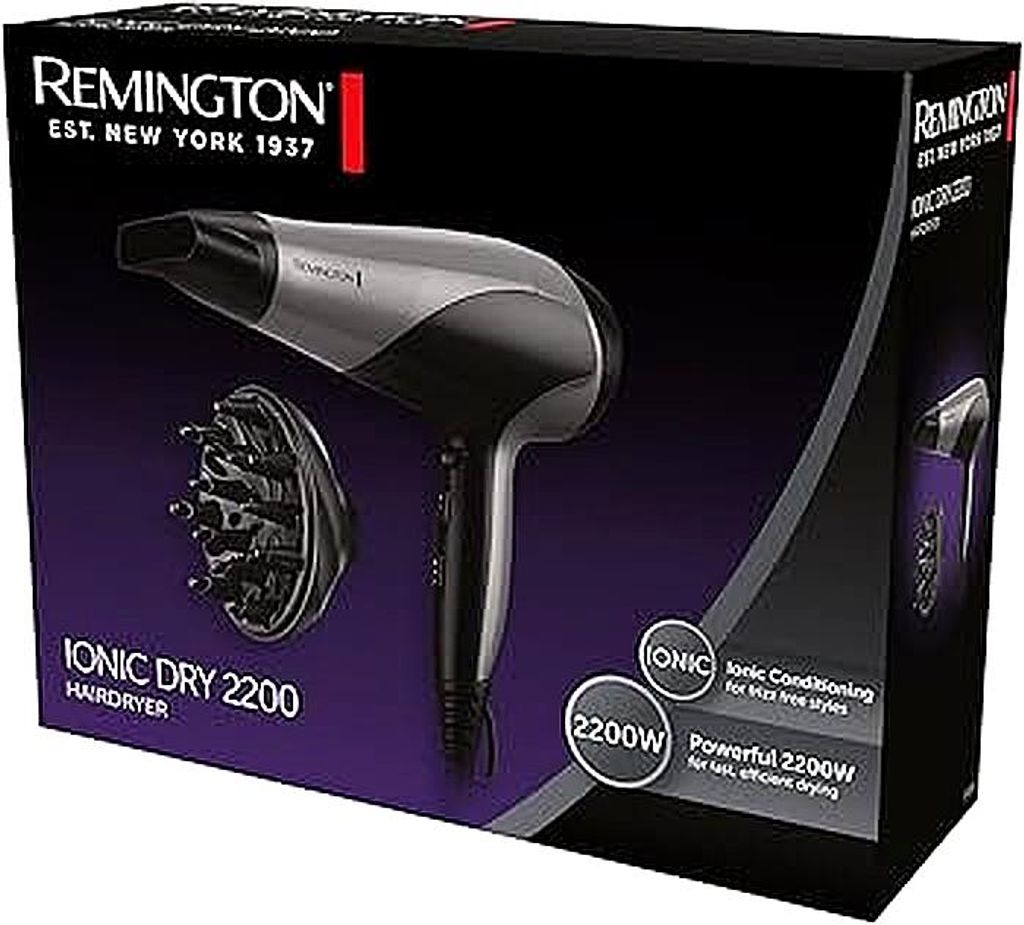 Secador de pelo Remington Ionic Dry 2200 - color gris Imagen del producto 