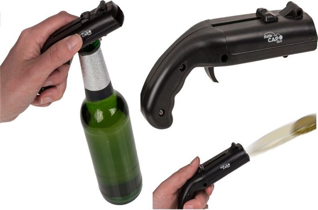 Bottle Cap Gun Décapsuleur avec lanceur Image du produit 