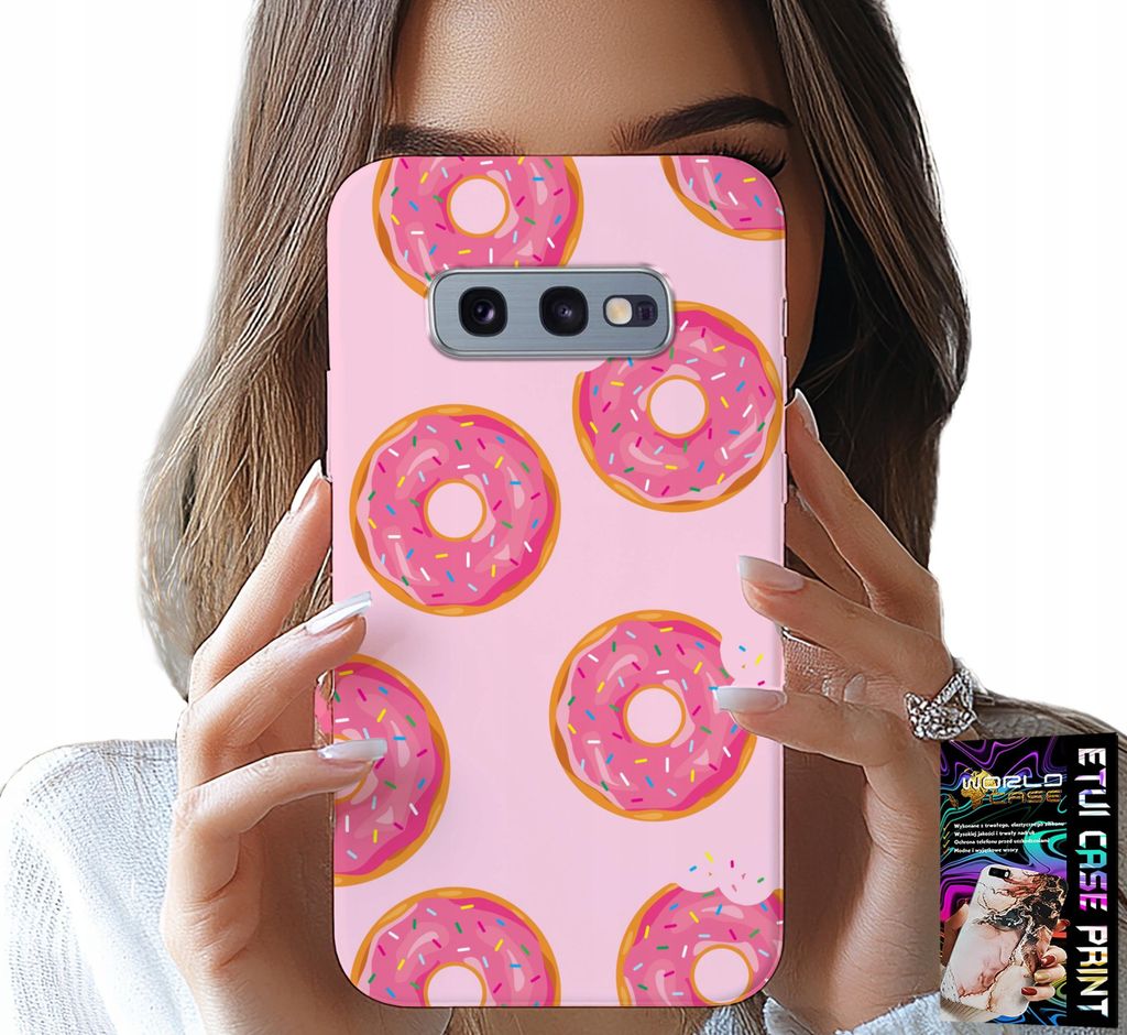 Hülle Für Samsung Galaxy S10E - Design Mit Zuckerüberzogenen Donuts