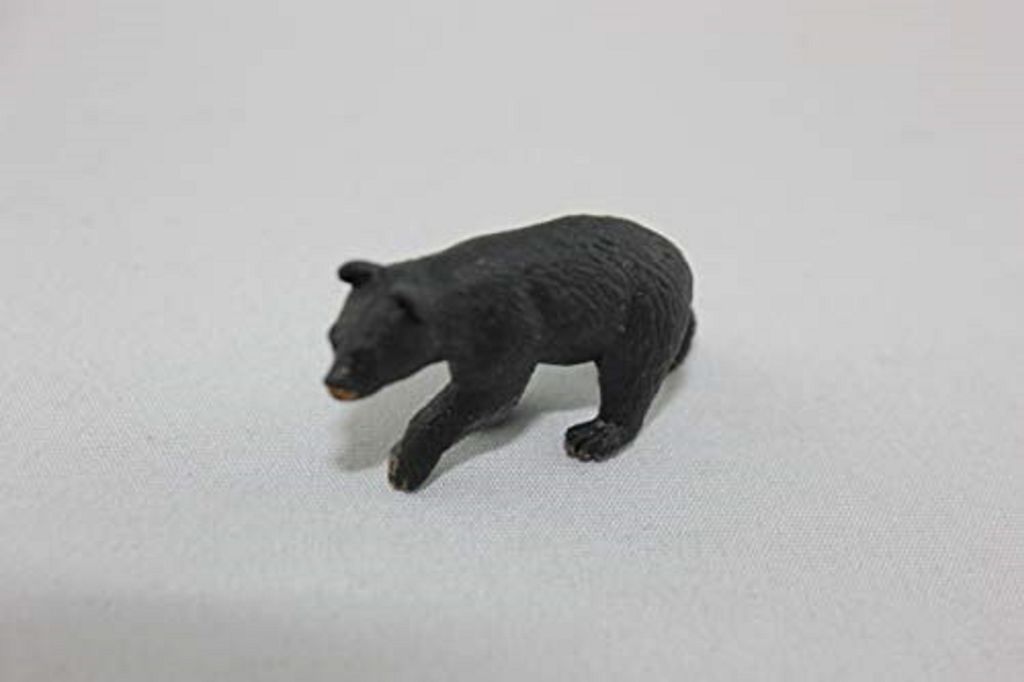 Safari - 343422 - Good Luck Minis - Glücksminis, Schwarzbären, ca. 3cm, PVC, 5 Stück