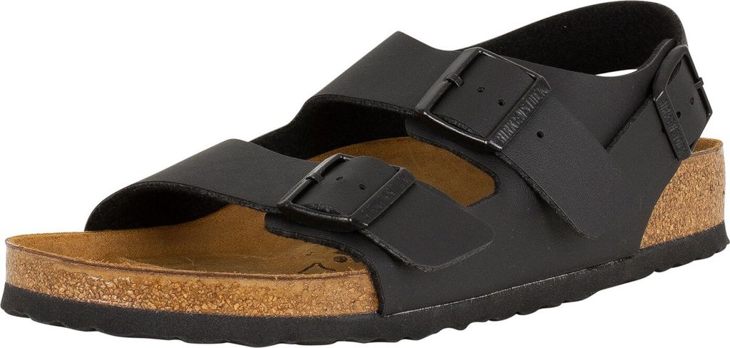 Birkenstock Herren Milano Sandalen, Schwarz 43 Produktbild 